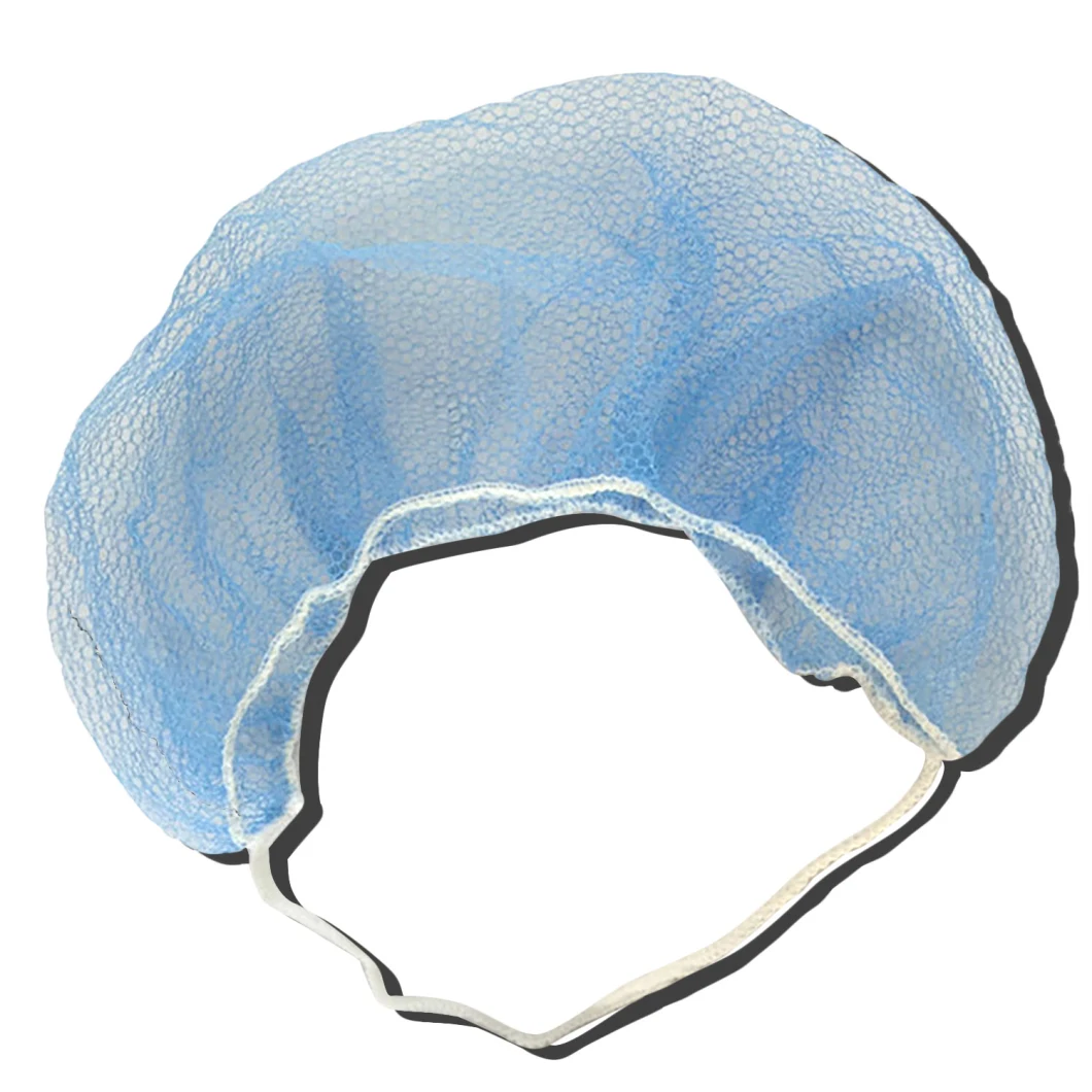 White Nonwoven Disposable Food Industry and Medical Doctor Beard Cover with Elastic Earloop