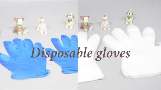 Clear Plastic Restaurant Hygiene PE CPE Plastic Disposable Gloves