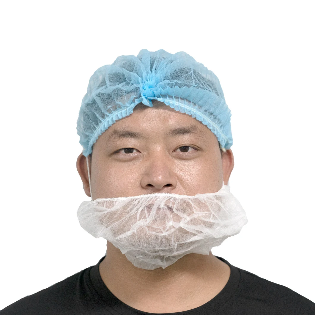 Single Loop Breathable Disposable Nonwoven Beard Cover