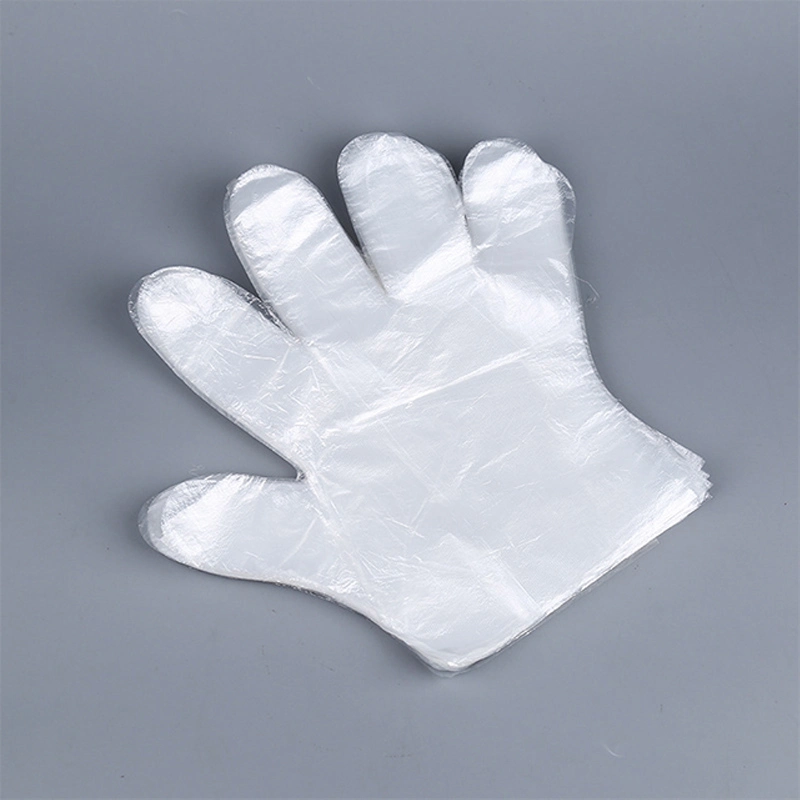 Wholesale Food Grade Oil-Proof Waterproof Elastic Transparent Plastic HDPE/LDPE Disposable Safe Cooking Restaurant Family BBQ Cleaning Protection PE Gloves