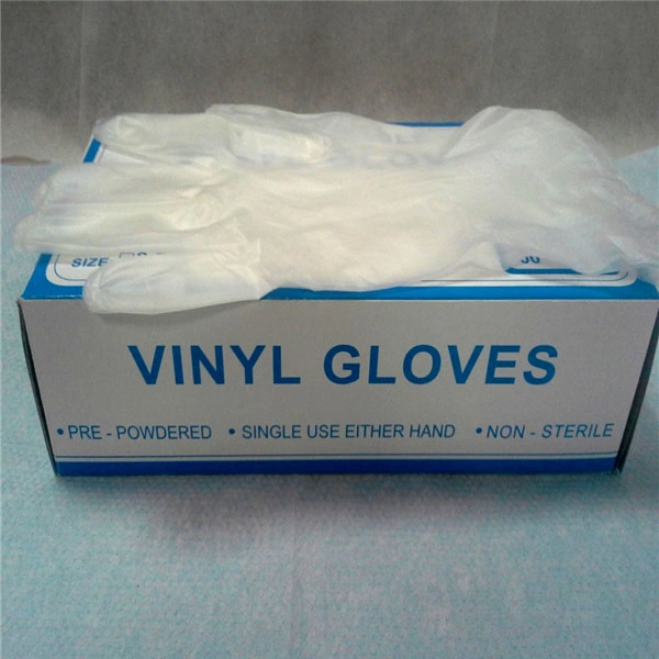 Disposable Powder Free PE/PVC/Vinyl Glove for Medical Exam Latex Free