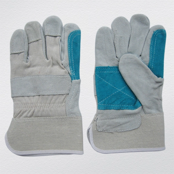 Cow Split Leather Double Palm CE Certified Work Glove-3060.05