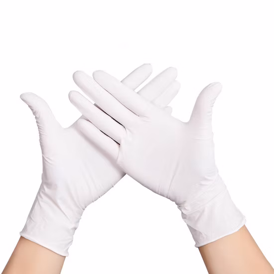 9inch Blue/White/Black Beauty Salon Special /Food/Pharmaceutical Wholesale Disposable Latex Vinyl Safety Examination Protective PVC Rubbe Nitrile Gloves