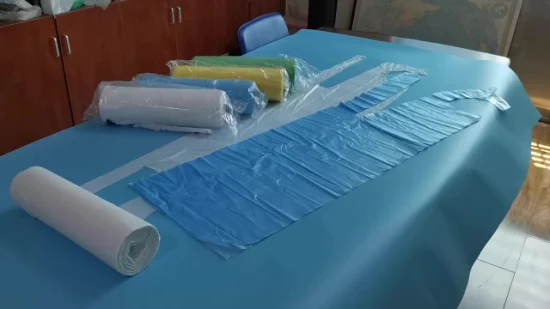 Disposable Plastic PE White Apron in Rolls