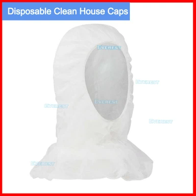 Polypropylene Disposable Hood and Beard Cover Combo